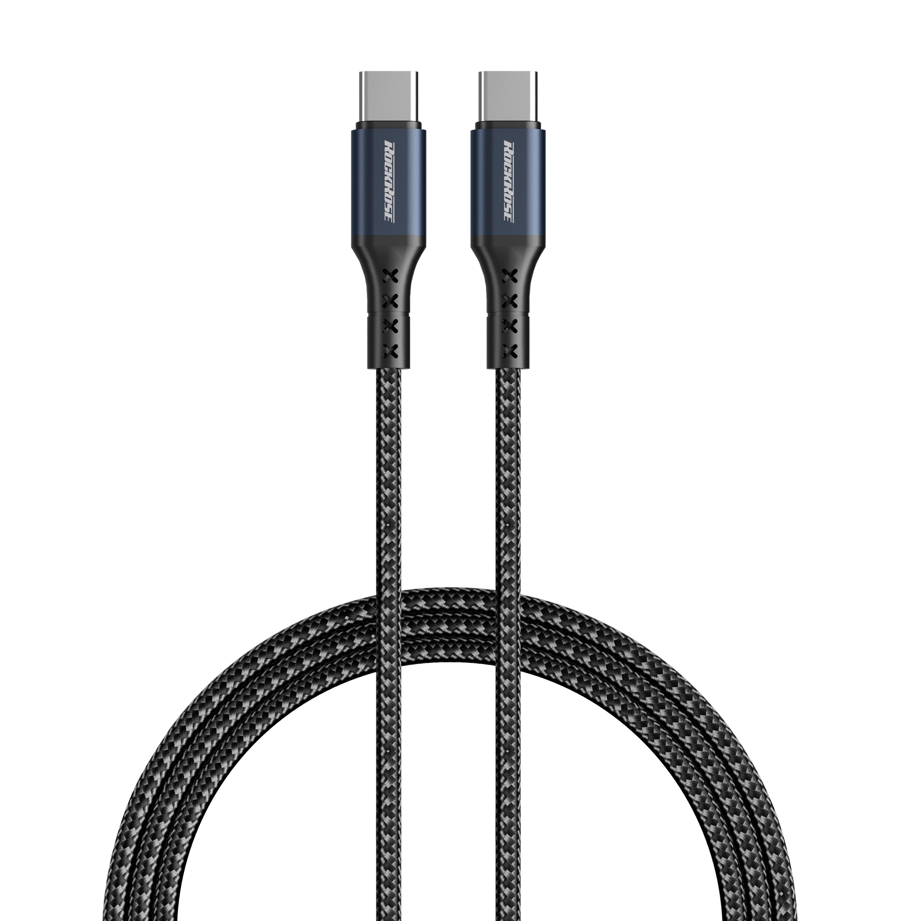 RockRoze Cable  3A 65W 1M C to C Cable Black