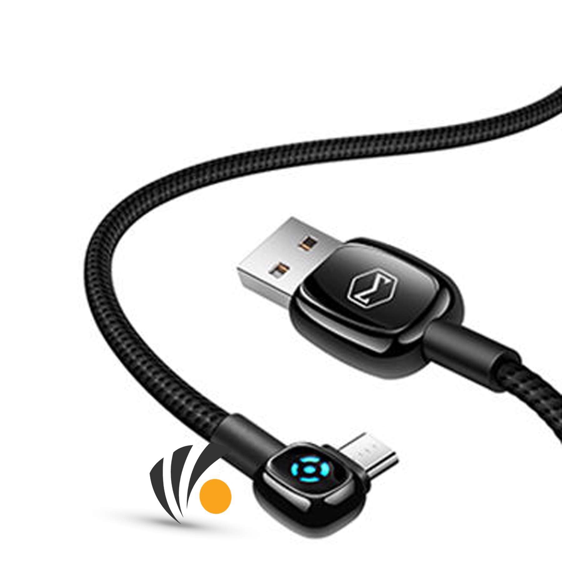 Mcdodo 90 Degree Auto Disconnect Micro USB Cable 1m Black