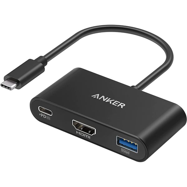 Anker PowerExpand 3-in-1 USB-C PD Hub Gray