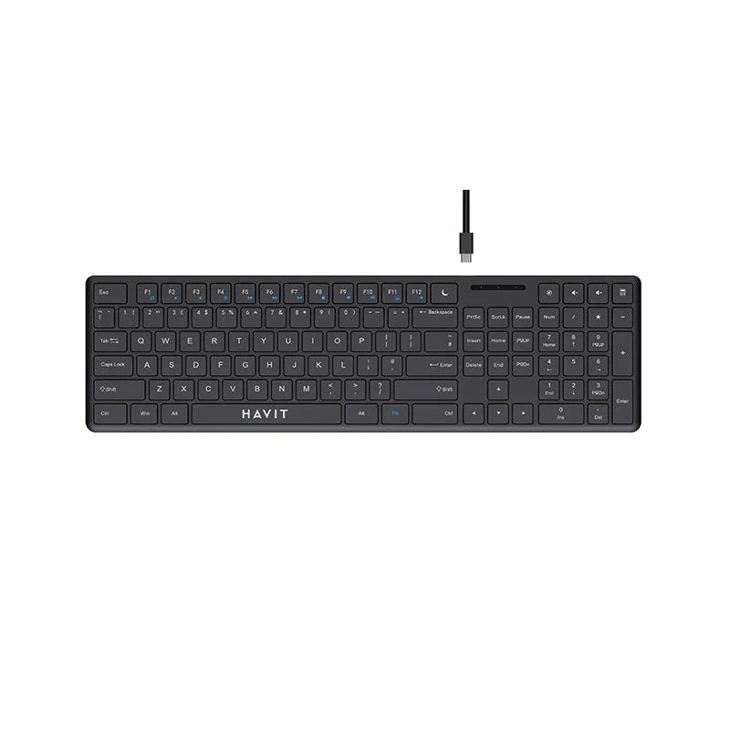 Havit  Wired Keyboard Black