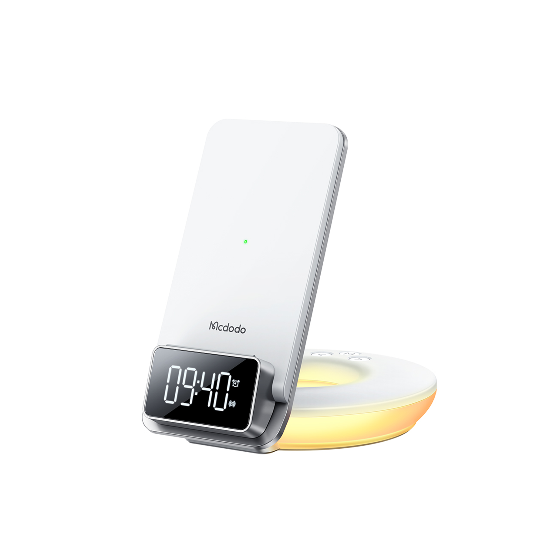 Mcdodo  Of 4 In 1 15W Wireless Desktop Charger Pad With Lamp Alarm Phone Stand