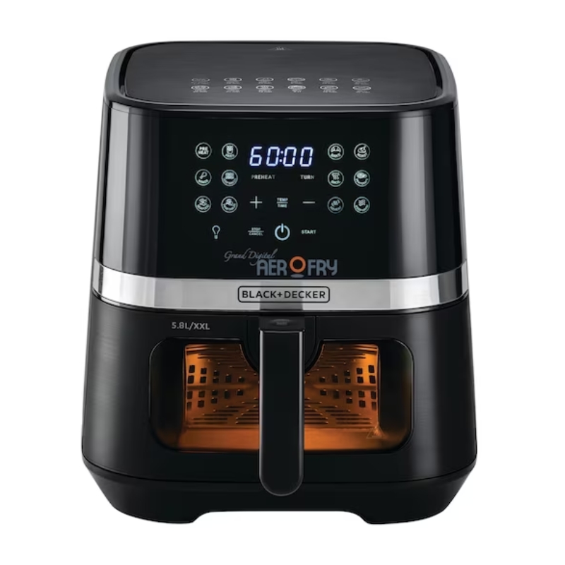 Black+Decker 12 in 1 Multifunction Grand Digital Aerofry AF5800-B5