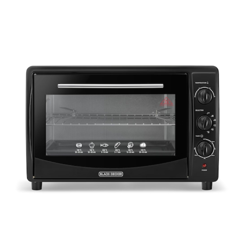 Black+Decker 45L multi-function double glass toaster oven