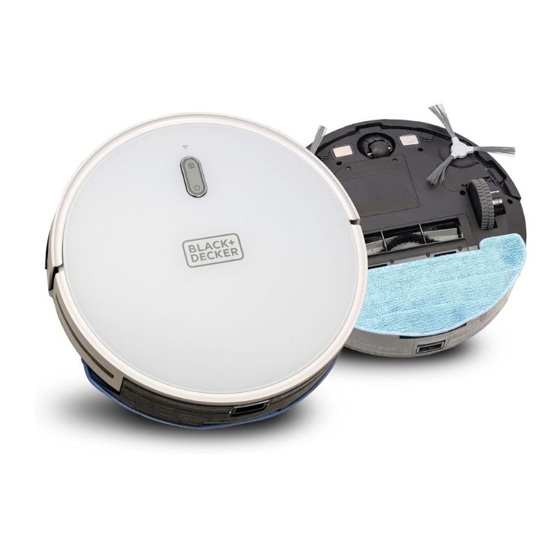 Black+Decker Robotic Vacuum Cleaner and Mop, Support Alexa, 2150Pa Strong Suction Power