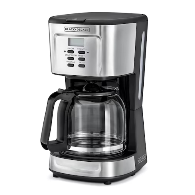 Black+Decker 900W 12 Cup Programmable Coffee Maker DCM85-B5