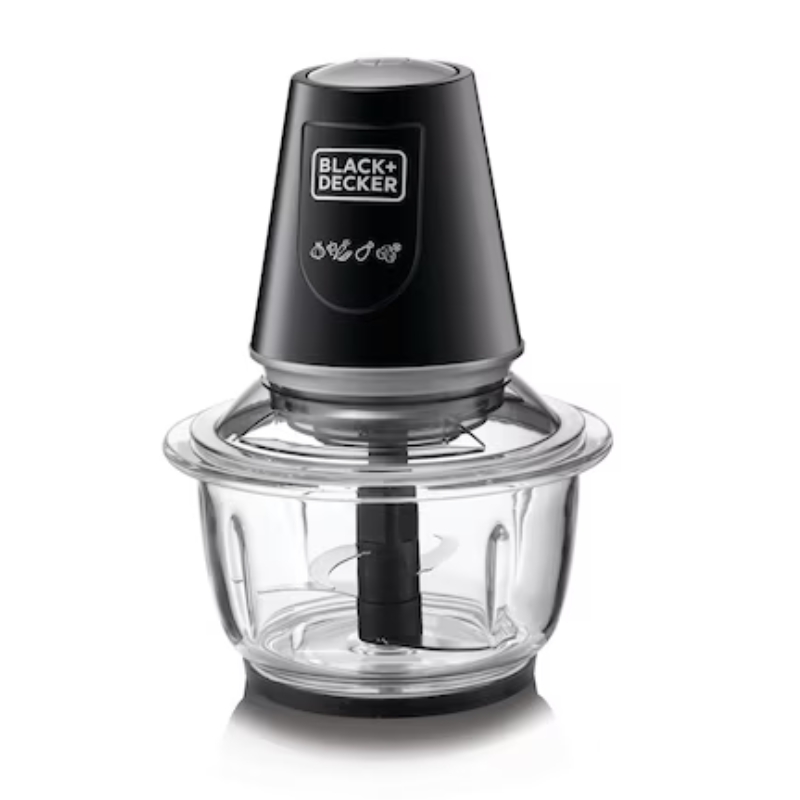 Black+Decker  400W Vertical Chopper With Glass Bowl GC400-B5