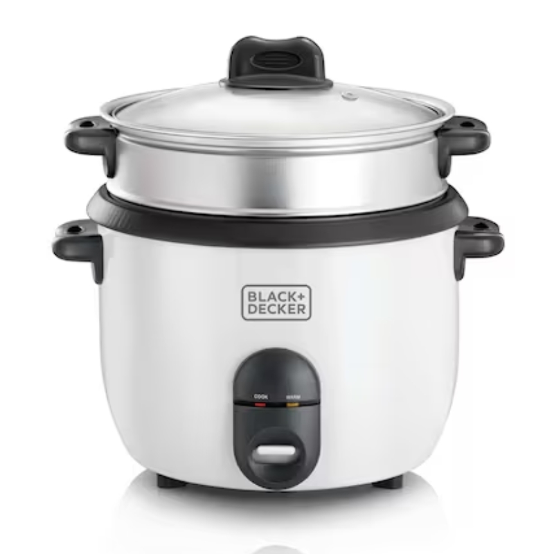 Black+Decker Rice cooker, power 700 watts, capacity 1.8 liters