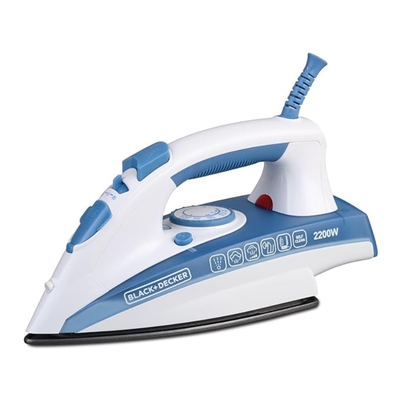 Black+Decker Deluxe Steam Iron, Adjustable Temperature Settings