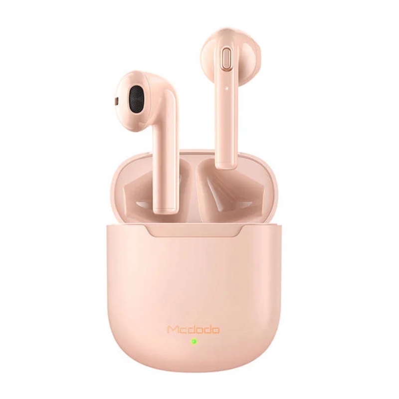 Mcdodo Dynamic TWS Earphone with wireless charge Pink