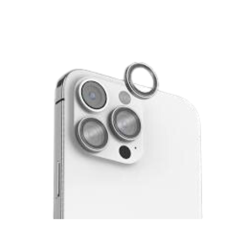 Momax iPhone 15/15 Plus Camera Lens Protector Silver