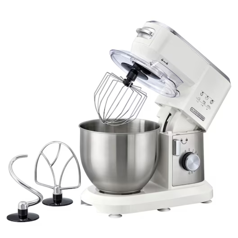 Black+Decker MKM100-B5 Mixer 1000W 6L white