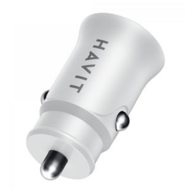 Havit CC2022 Dual USB PD 20W+QC3.0 Car Charger White