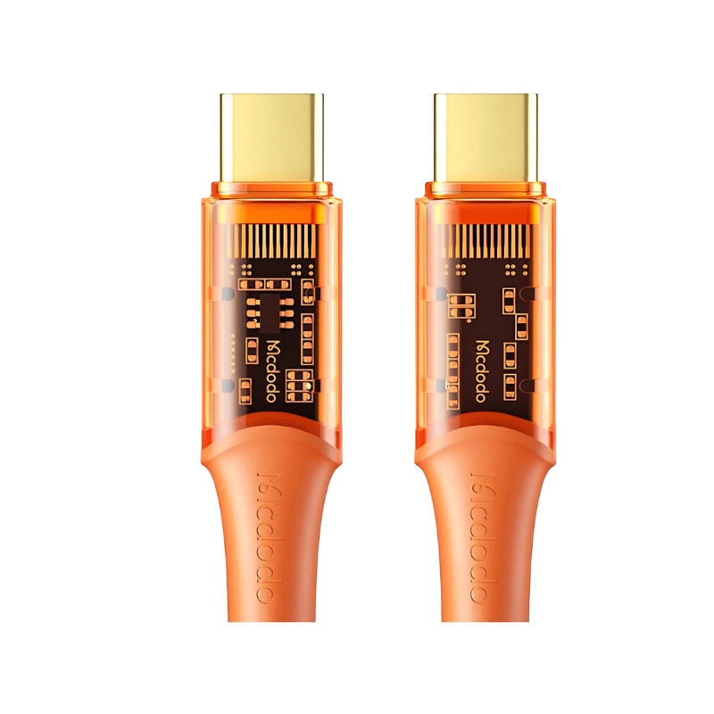 Mcdodo Cable USB-C do USB-C 100W 1.8m (orange)