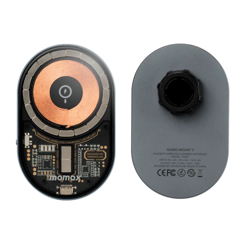 Momax Q.Mag Mount 3 Magnetic Wireless Car Mount Charger 15W