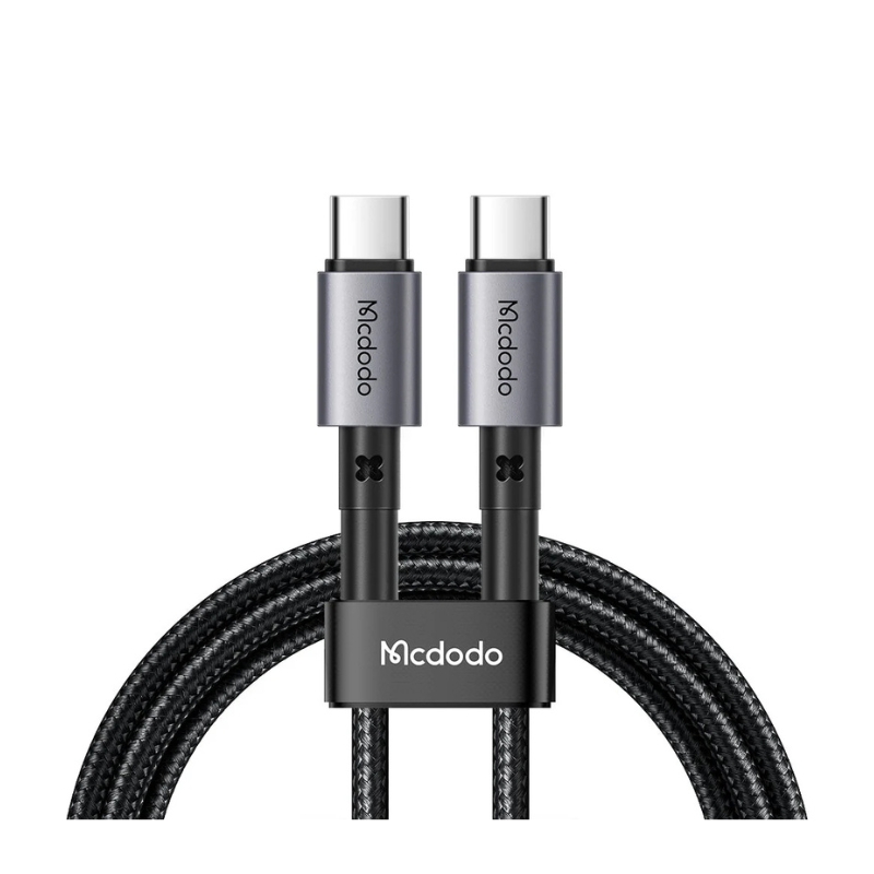 Mcdodo C to C Data Cable with LED Light 1.2m 65W Beige