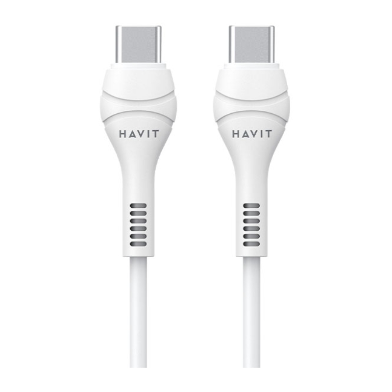 Havit CB6240 cable 1m type-C to type-C PD60W white