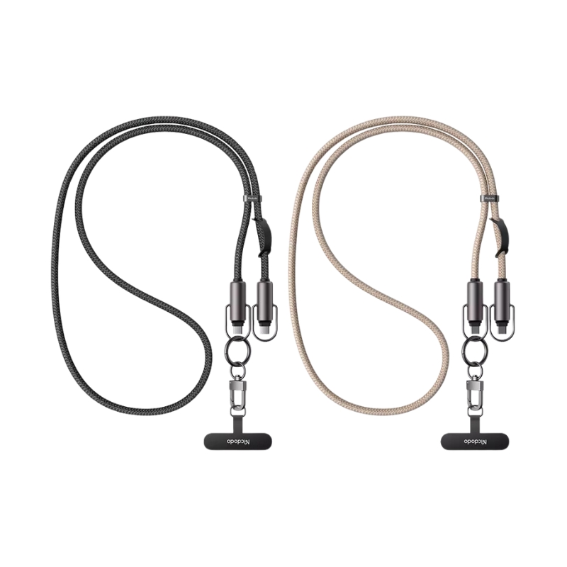 Mcdodo 60W 2 in 1 USB-C to USB-C Charging Crossbody Phone Lanyard 1.2m
