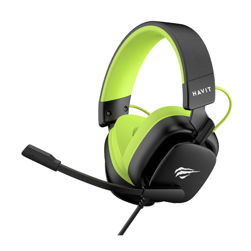 Havit H2048U wired Gaming headphone Black and green