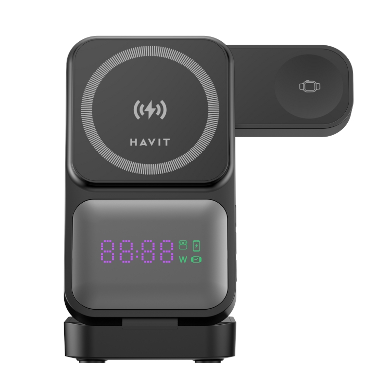 Havit W3107 3in1 Wireless Charger BLACK