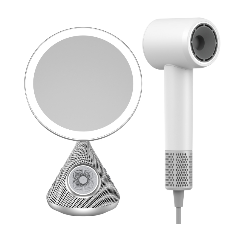 Havit HDK88 3-in-1 Hair Dryer with Mirror and Wireless Charger (UK Plug)