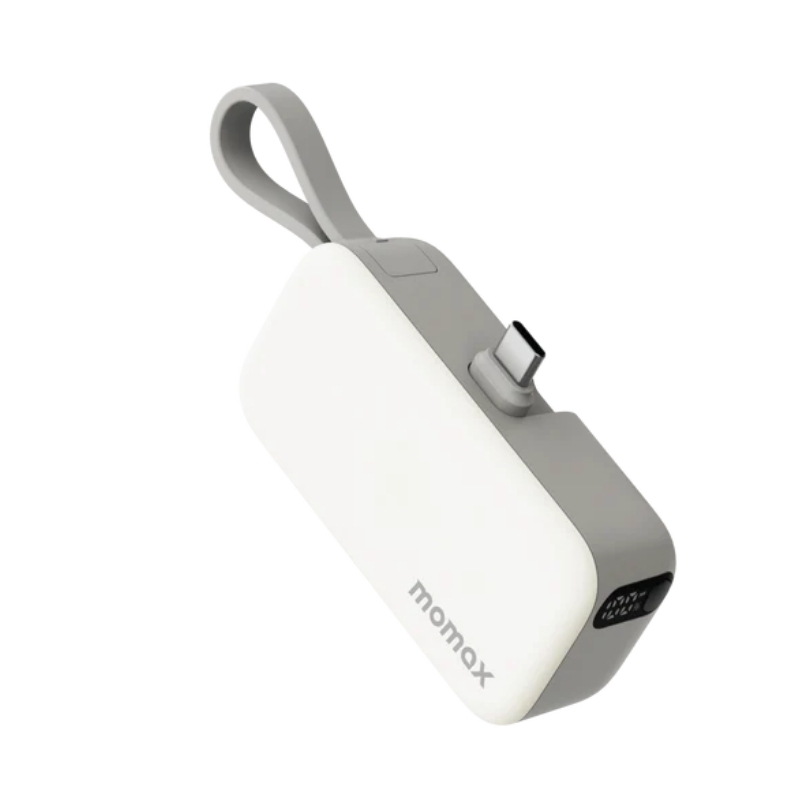 Momax 1-Power Mini 5000mAh Bulit-in foldable USB-C Battery pack