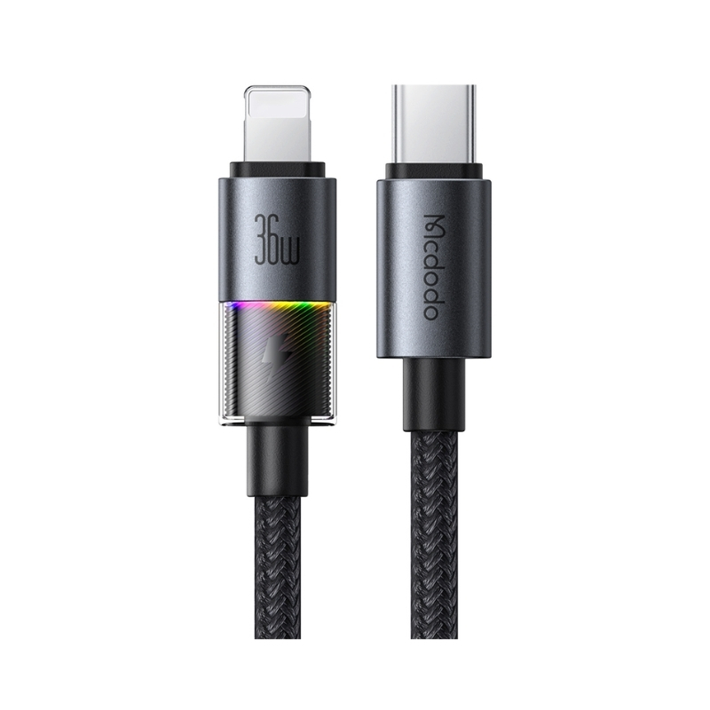 Mcdodo USB-C to lightning Cable with 7 Colorful Lights 1.2m