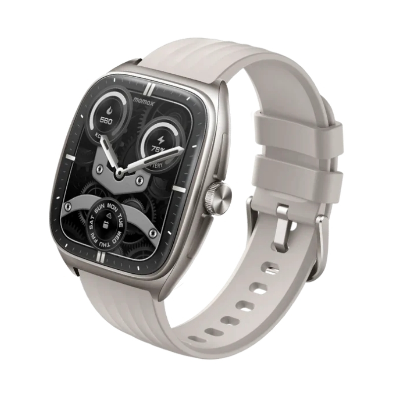 Momax 1-WEAR Curvex Smart Watch, Bluetooth Calling, Fitness Tracking