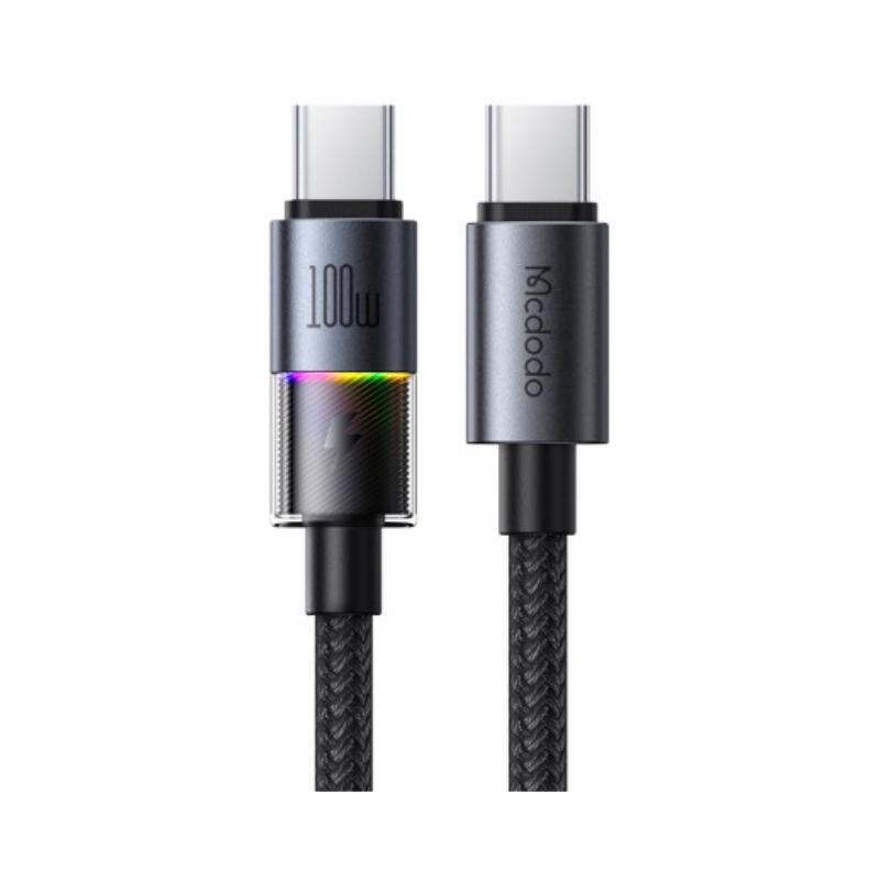 Mcdodo USB-C to USB-C Cable with 7 Colorful Lights 1.2m