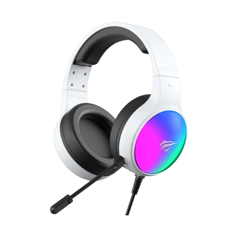 Havit H2043U Wired Gaming Headset - White & Black