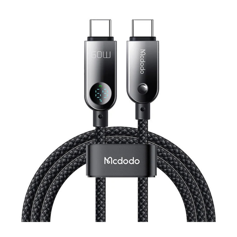 Mcdodo Digital Display UCB-C to USB-C 60W Data Cable 1.2m