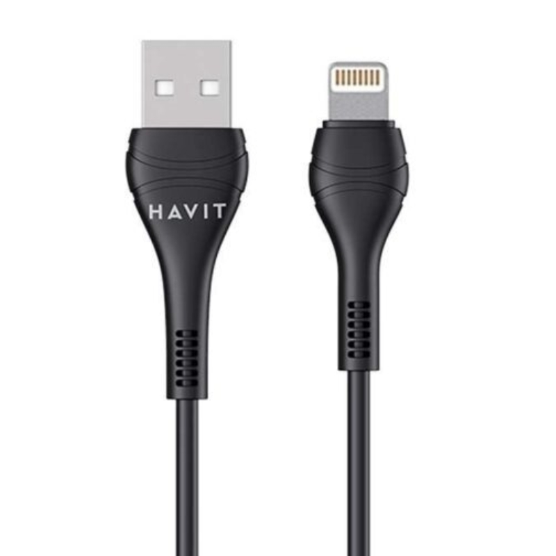 Havit cable 1m USB-A To lightning 2A black