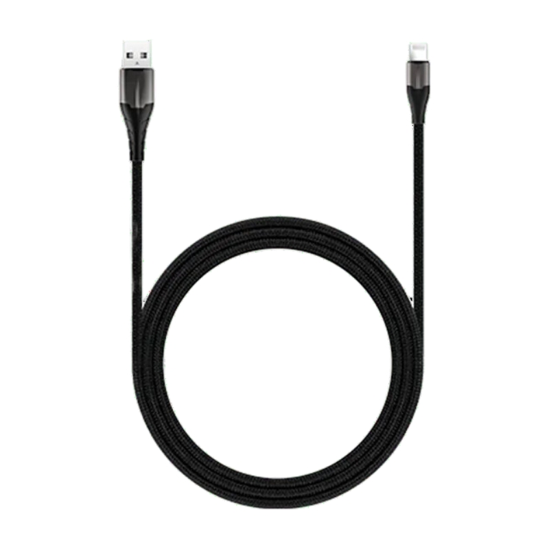 RockRose Ascis AL Cable 2.4A 12W USB-A to Lightning Fast Charging