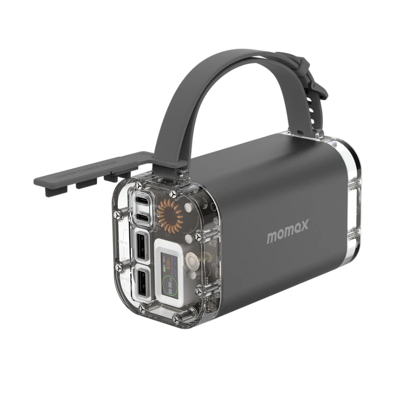 Momax iPower Stone Mini Portable Power Station 40000mAh 100W PPS Space