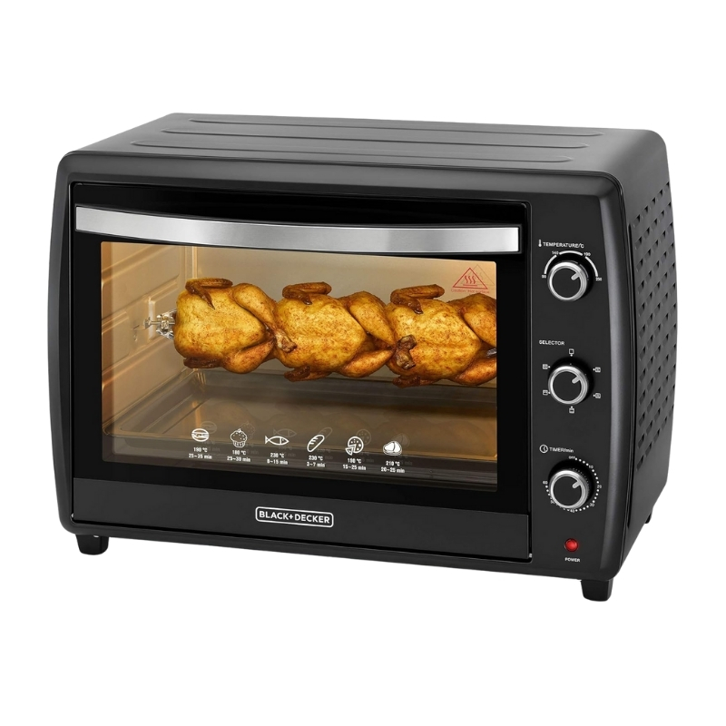 Black+Decker TRO70RDG-B5 70L Toaster Oven with Double Glass