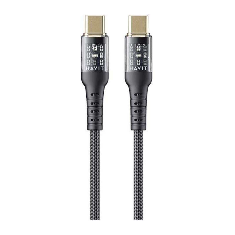 Havit CB6240 cable 1m type-C to type-C PD60W black