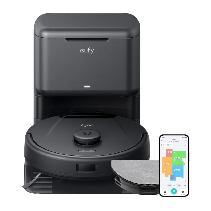 Anker eufy L60 Hybrid Robot Vacuum with Self Empty Station Black