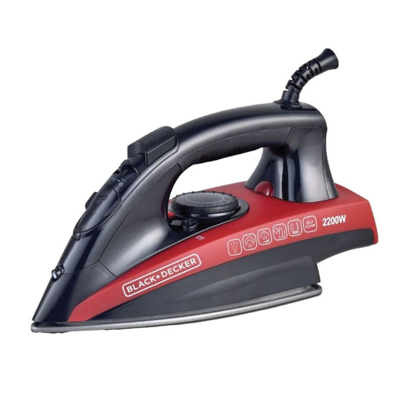 Black+Decker X2200-B5 2200W STEAM IRON WITH NONSTICK SOLEPLATE