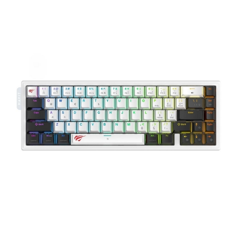 Havit KB900L Backlit Mechanical Gaming Keyboard Black+white