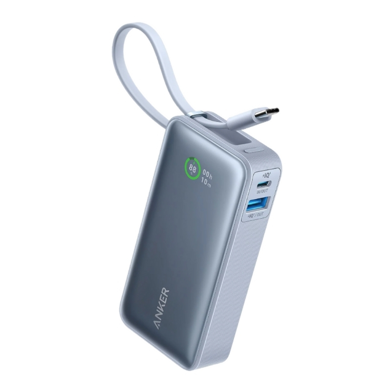 Anker 533 10000mAh 30W Power Bank with Built-in USB-C Cable