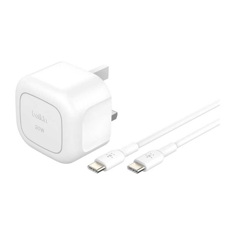 Belkin BoostCharge  CUBIC 30W USB-C PD  GaN