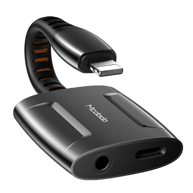 Mcdodo Adapter Lightning To DC3.5mm And Audio Black