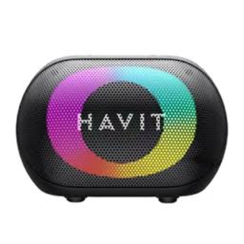 Havit SK885BT Colorful RGB Light Wireless Waterproof Speaker Black