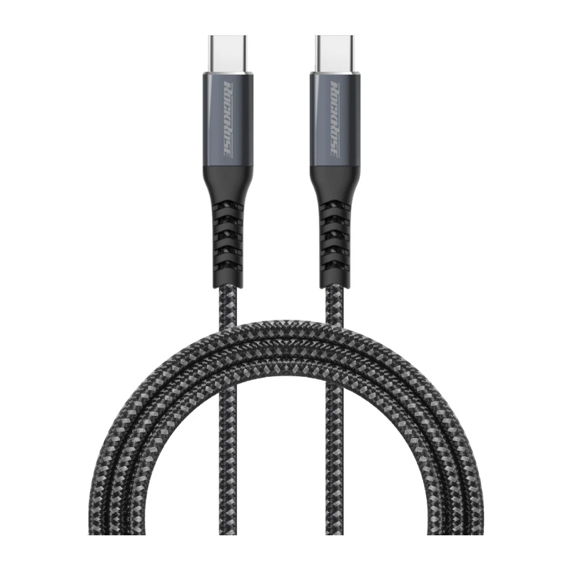 Rockrose Cable Powerline CC1 Type-C To Type-C PD 3A 60W 1M Black