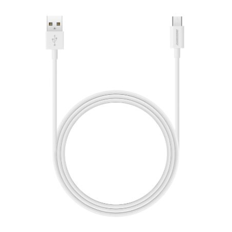 Rockrose Zeta Series USB-A to Micro USB Fast Charging Cable 2.4A – 1M – White