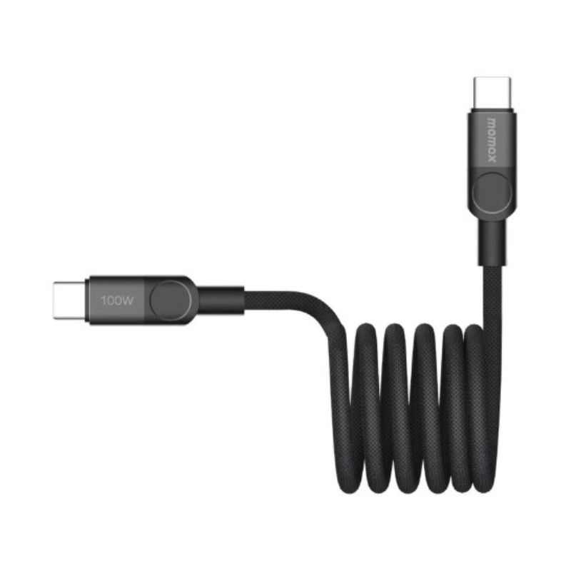 Momax Mag.Link 100W USB-C to USB-C Magnetic Cable 2m Black
