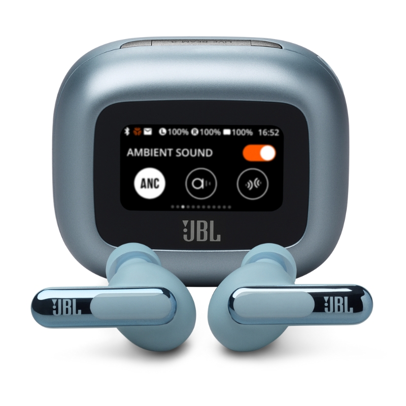 JBL Live Beam 3wireless Noise Cancelling closed-stick earbuds