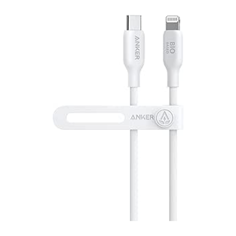Anker 542 USB-C to LTG Bio-Based Cable 3ft White