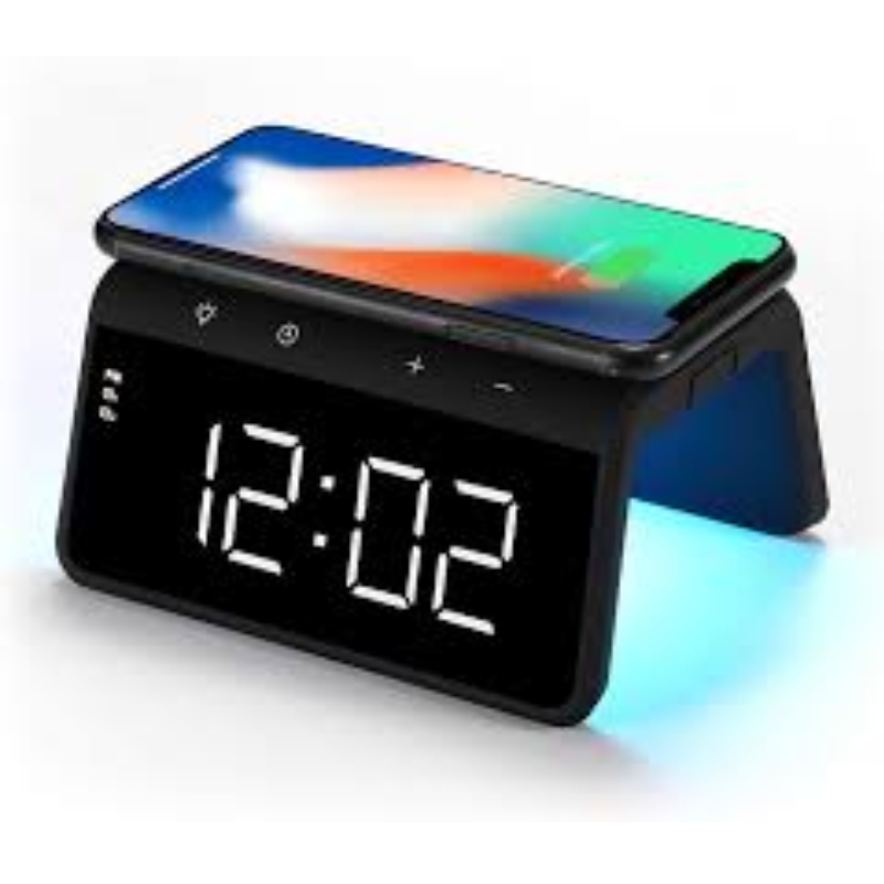 Havit W320 Wireless charger with clock marble