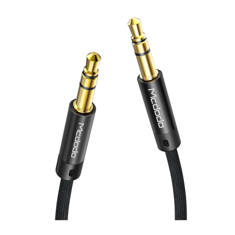 Mcdodo Audio Cable DC3.5 Male to Male 1.2m Black