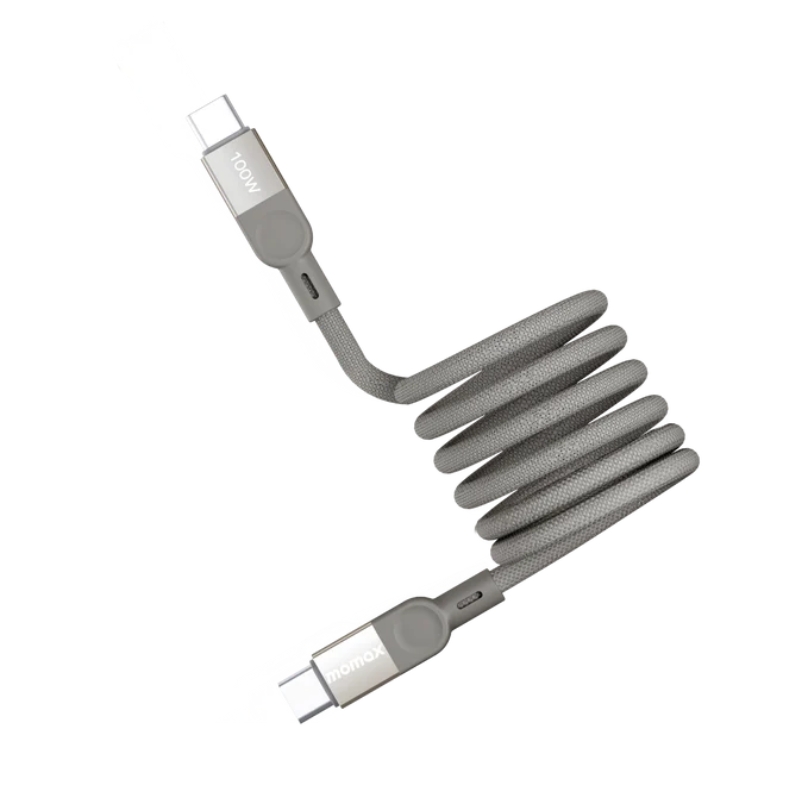 Momax Mag Link USB-C to USB-C 100W USB2.0 Magnetic cable 1m
